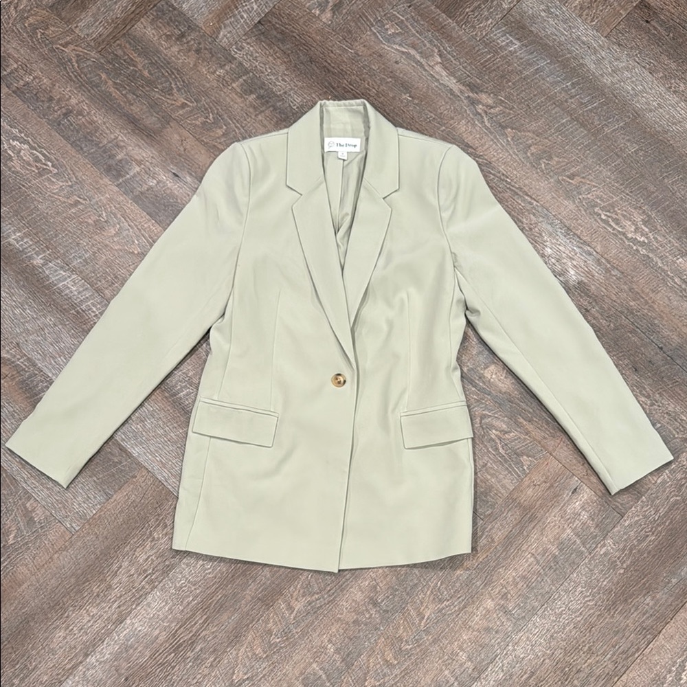 The Drop Light Sage Women's Blazer